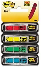Message Arrow Flags w/Dispenser, Pack Of 120
