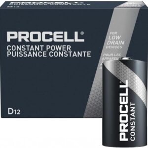 Duracell Procell batteries D, Pack of 12