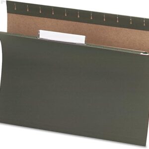 Hanging Folder, Letter Size, 1/3-Cut Tab, Standard Green, 25/Box